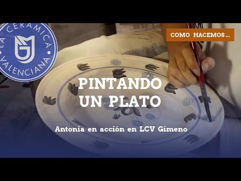 Como se pinta un plato de Cerámica