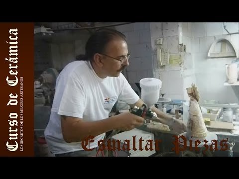 Como esmaltar una pieza cerámica con esmalte transparente