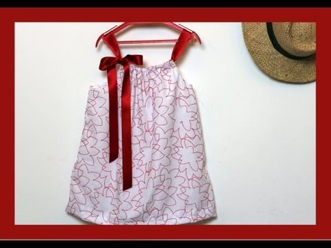 Hacer un vestido para niña con una funda de almohada