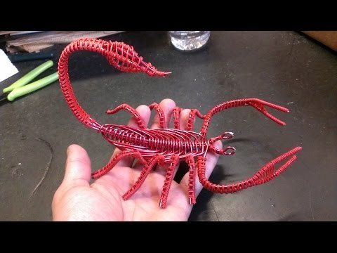 Alacrán de alambre muy facil