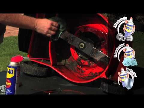 Limpiar el cortacésped