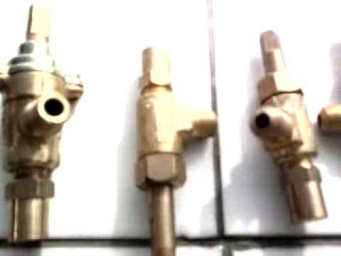 Válvulas para cocina