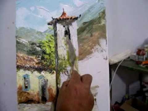 Pintura con espátula