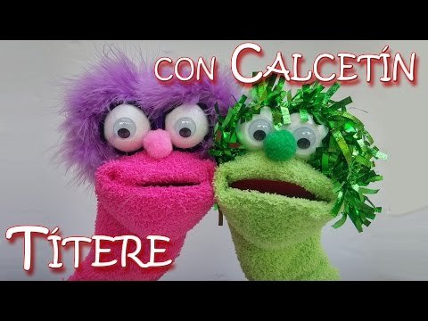 Manualidades : Títere con calcetín