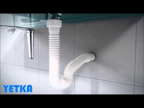 Instalación de Sifón Flexible