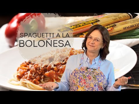 Espagueti a la boloñesa
