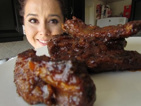 Costillas en salsa BBQ casera