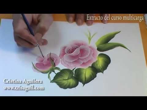 Curso pintura - Pintar rosas