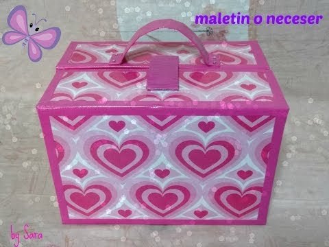 Aprende a hacer un maletín o neceser