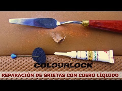 Reparación de grietas con cuero líquido