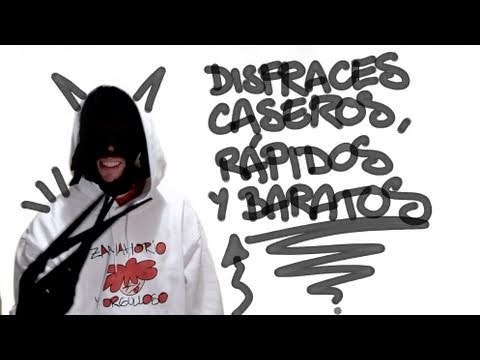 Disfraces improvisados, rápidos, caseros y económicos, de última hora para Halloween!