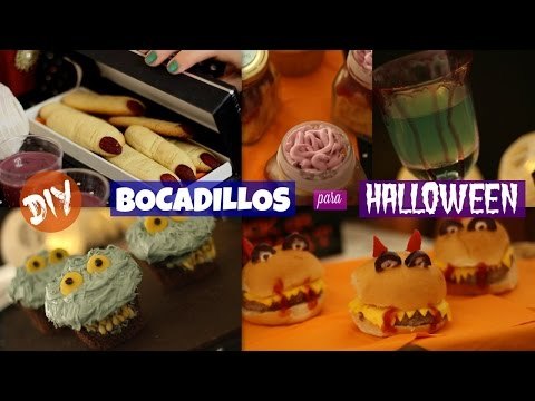¡Snacks de última hora para tu fiesta de Halloween!