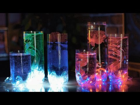 Espectacular centro de mesa luminoso