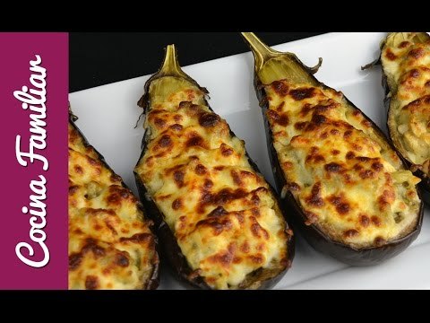 Berenjenas rellenas, super fácil y delicioso!