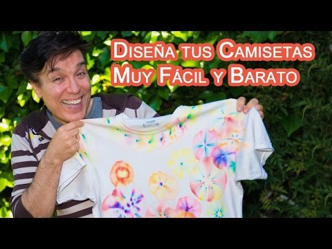 Pintando camisetas con rotuladores indelebles