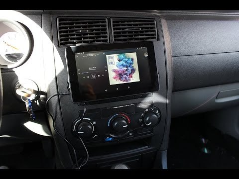 Instalación de tablet en coche