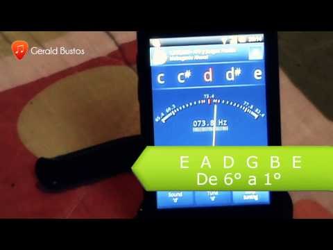 Afina tu guitarra con tu móvil