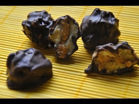 Bombones rellenos de nueces