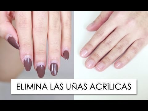 Cómo quitarte las uñas acrílicas en casa