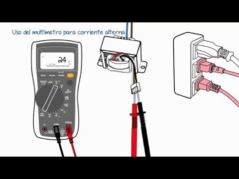 Uso del multímetro para corriente alterna