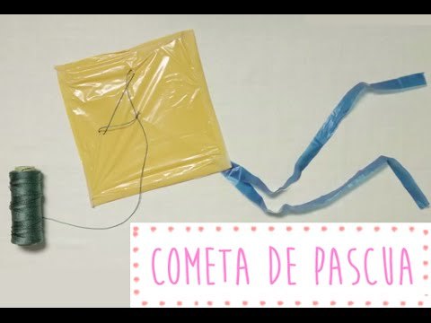 Haz una cometa con una bolsa de plástico