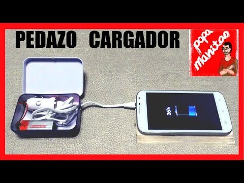 Cómo hacer un cargador portátil casero para móvil