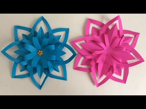 Cómo hacer flores de papel