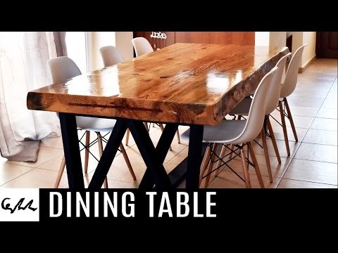 Cómo hacer una mesa de madera natural
