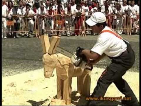 Ikusgarri, arte con motosierra