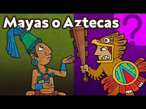 Qué diferencia a los aztecas de los mayas?