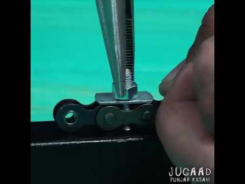 Cómo hacer una llave de cadena universal