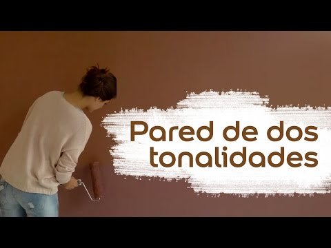 Pintar una pared de dos tonalidades