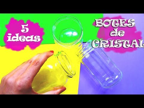 5 ideas para reciclar botes de cristal