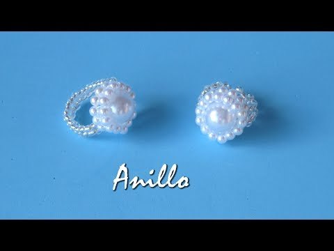 Anillo de perlas para novia