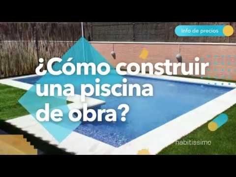 ¿Cómo construir una piscina de obra?