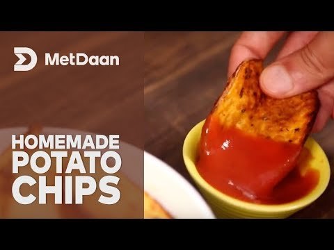 Cómo hacer patatas chips caseras