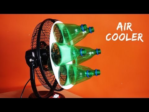 Cómo hacer un aire acondicionado con botellas de plástico