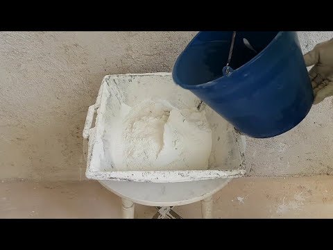 ¿Cómo aplicar mortero de acabado? 