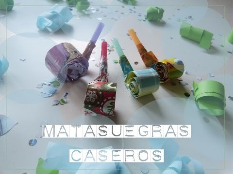 Haz tus propios matasuegras para Nochevieja