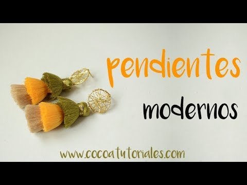 Cómo hacer pendientes de tres bolas modernos y bonitos