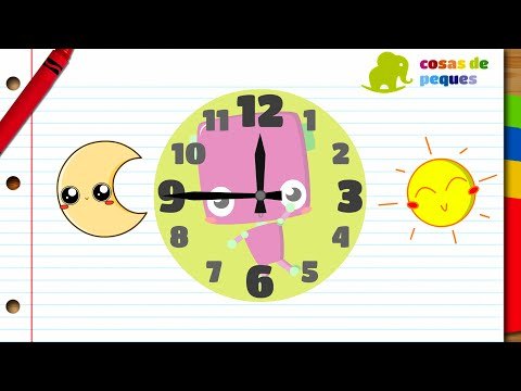 Aprender las horas del reloj para niños
