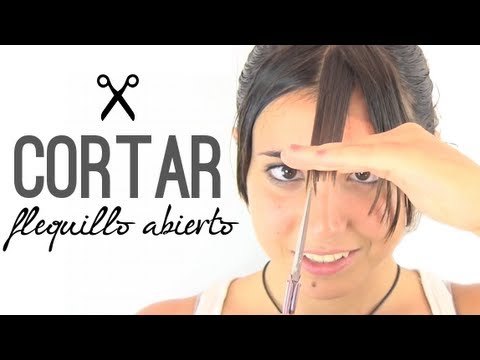 ¿Cómo cortar el flequillo desfilado?