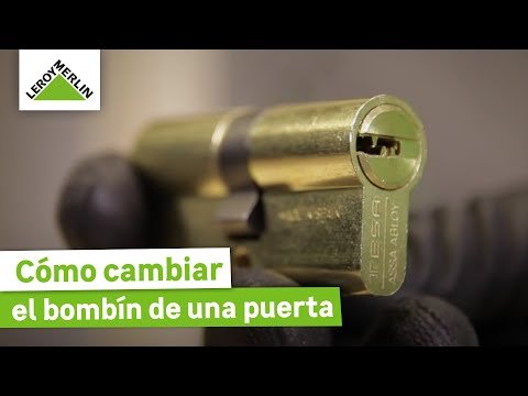 Cómo cambiar el bombín de una puerta