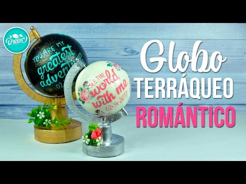 Globo terráqueo romántico