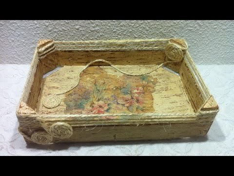 Cómo reciclar una caja de fresas