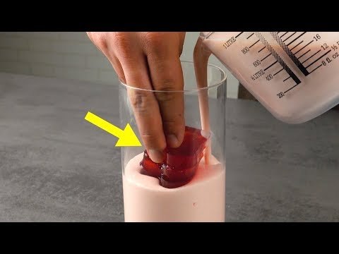 Delicioso postre de gelatina