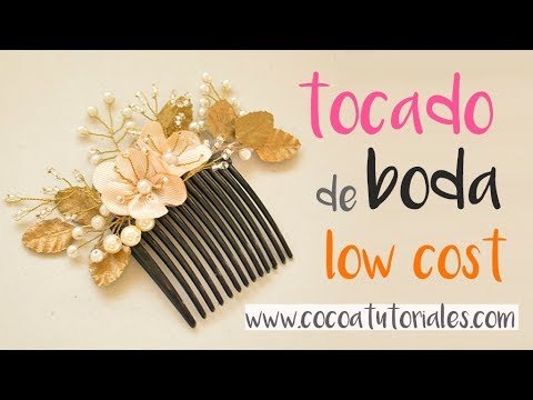 Cómo hacer un tocado precioso para novias o invitadas
