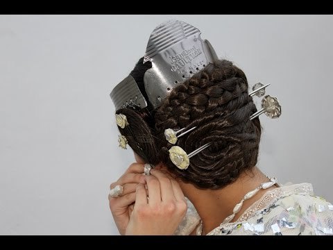 Cómo hacer unas peinetas de hojalata