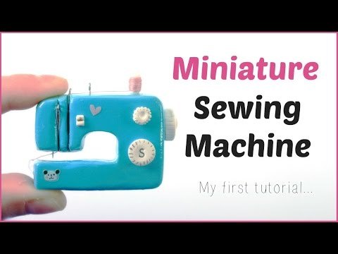 Cómo hacer una máquina de coser en miniatura