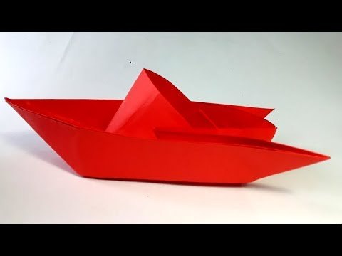 Hacer un barco de papel de origami